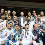 پیام تبریک شیخ سلمان برای قهرمانی فوتسال ایران در آسیا