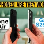 رقابت طراحی باریک: مقایسه گلکسی S25 Edge و آیفون 17 Air!