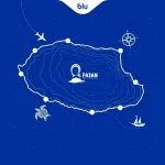 بلو، حامی ماراتن بزرگ کیش شد