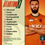 مس رفسنجان با تغییرات و بدون خطیبی برابر ملوان