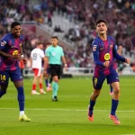 ویدیو: گل چهارم بارسلونا به رئال بتیس توسط فران تورس